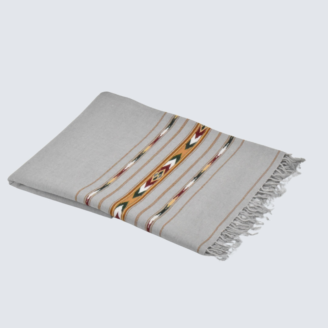 Fine Pashmina Multi Flower Border Handwork (72 Count)